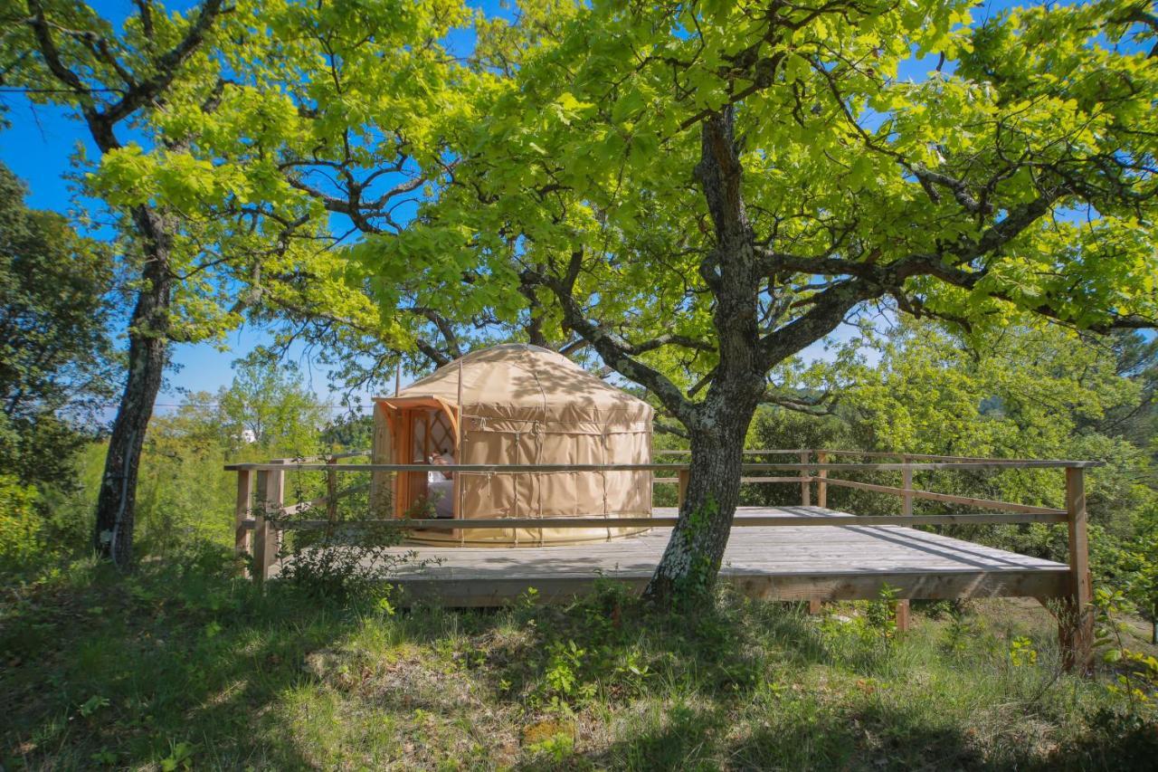 Les Yourtes De Provence Saint-Paulet-de-Caisson Εξωτερικό φωτογραφία