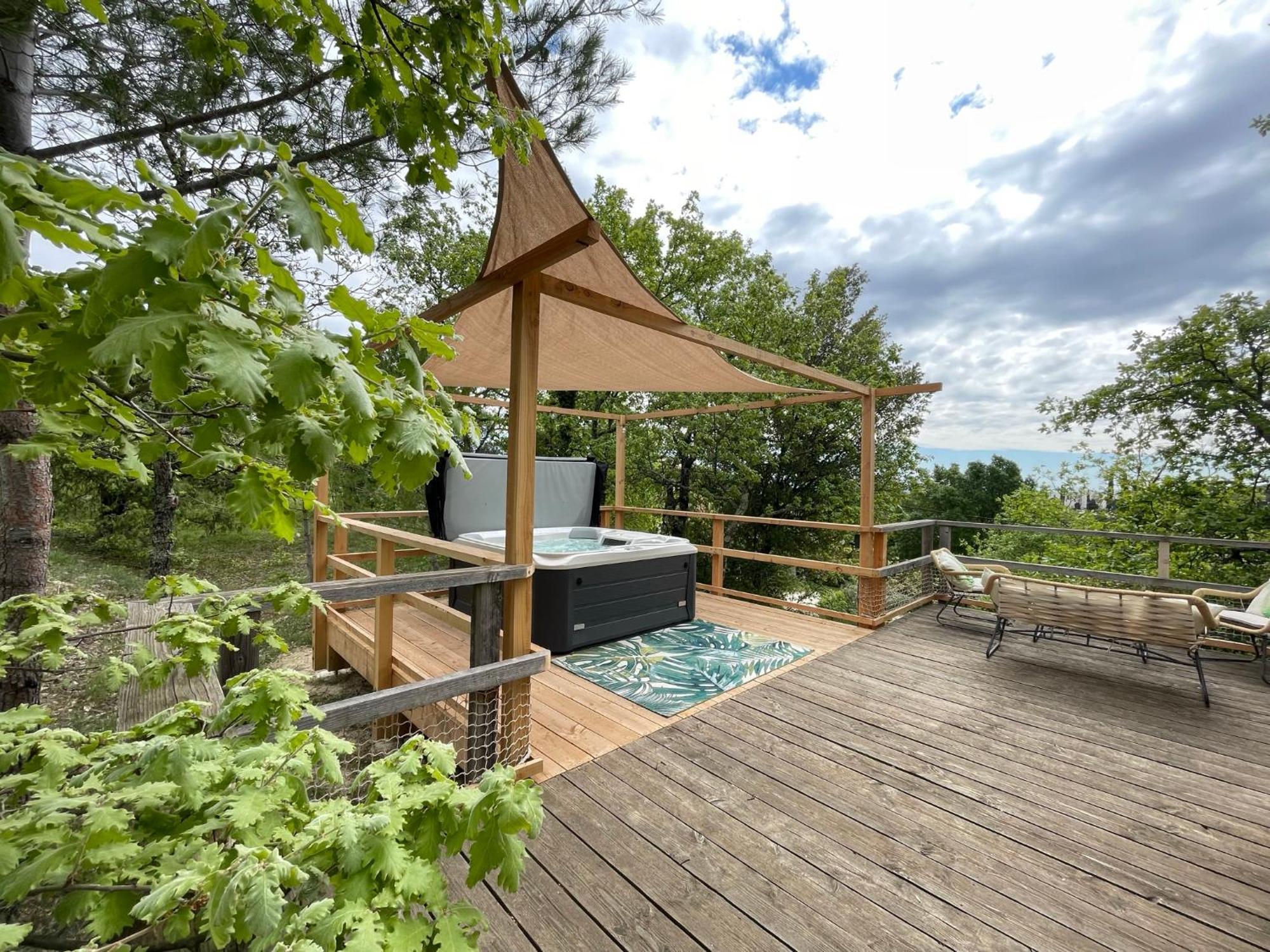 Les Yourtes De Provence Saint-Paulet-de-Caisson Εξωτερικό φωτογραφία